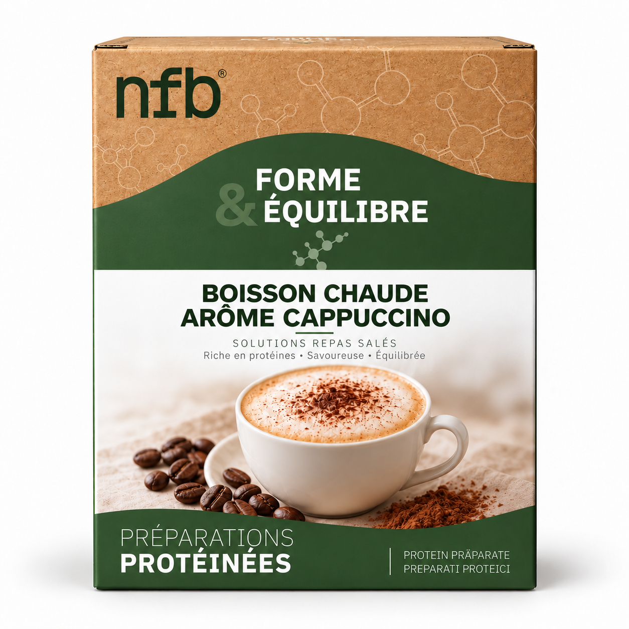 Boisson Chaude Arôme Cappuccino NFB Healthcare