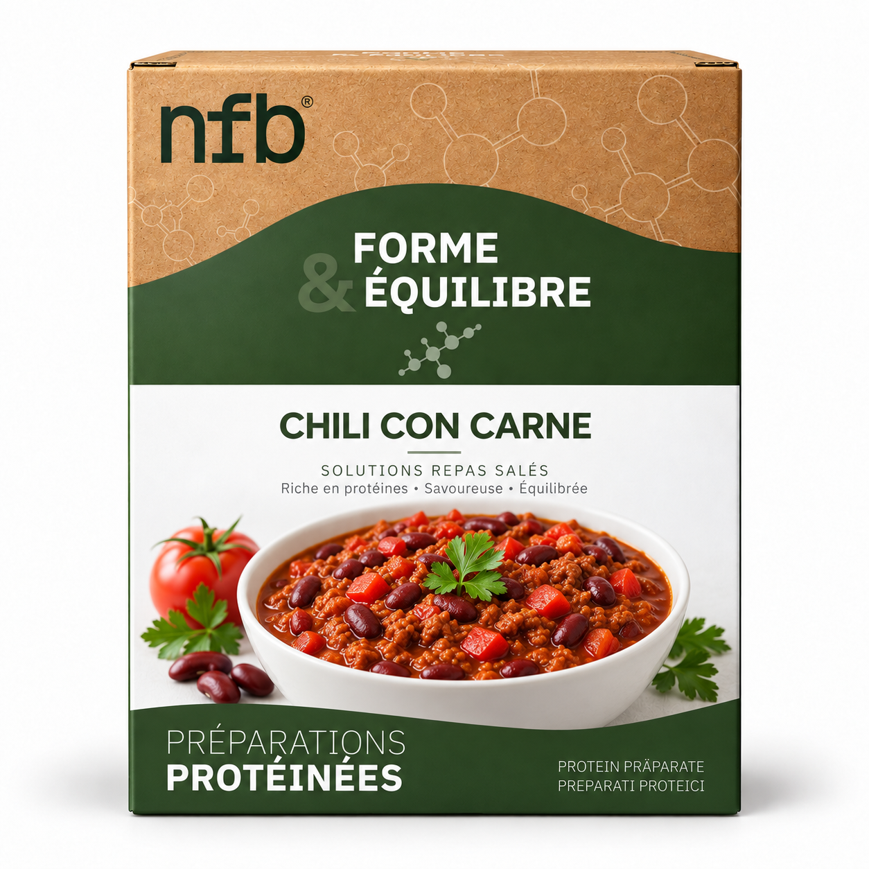 Plat à Base de Soja Style Chili NFB Healthcare